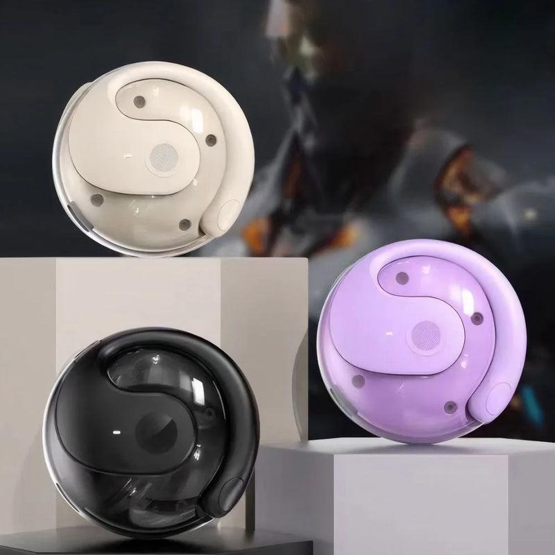 Wireless Bluetooth AI Real-time Language Translation Earphones 144 Languages Ear Hanging Headphone Translator for Travel Busine