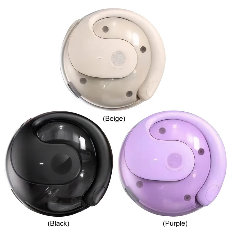 Wireless Bluetooth AI Real-time Language Translation Earphones 144 Languages Ear Hanging Headphone Translator for Travel Busine